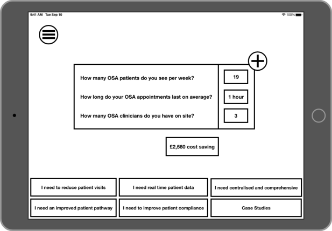 Philips wireframe iPad – 2