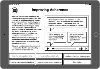 Philips wireframe iPad – 3