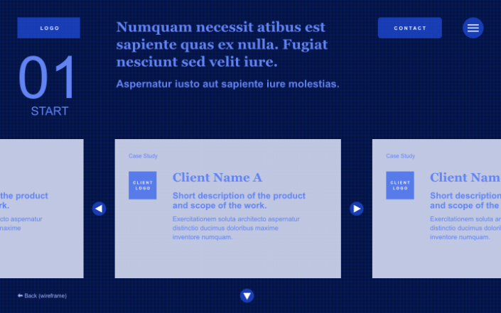 This site wireframe – 1